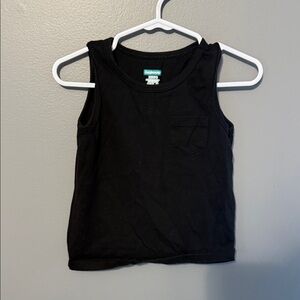 Garanimals Black Tank Top with Chest Pocket